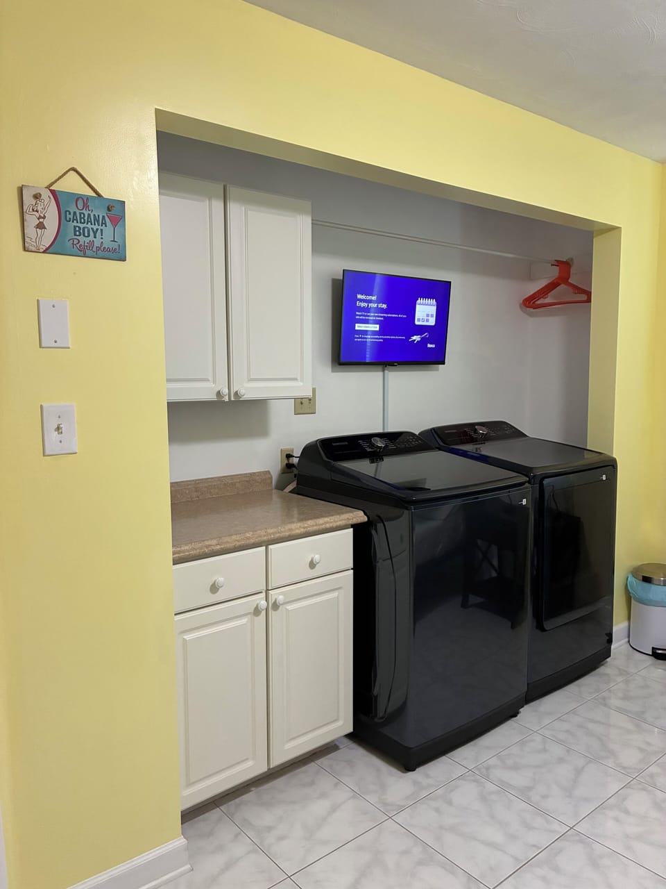 LARGE CAPACITY WASHER AND DRYER, ROKU TV IN 3RD BEDROOM