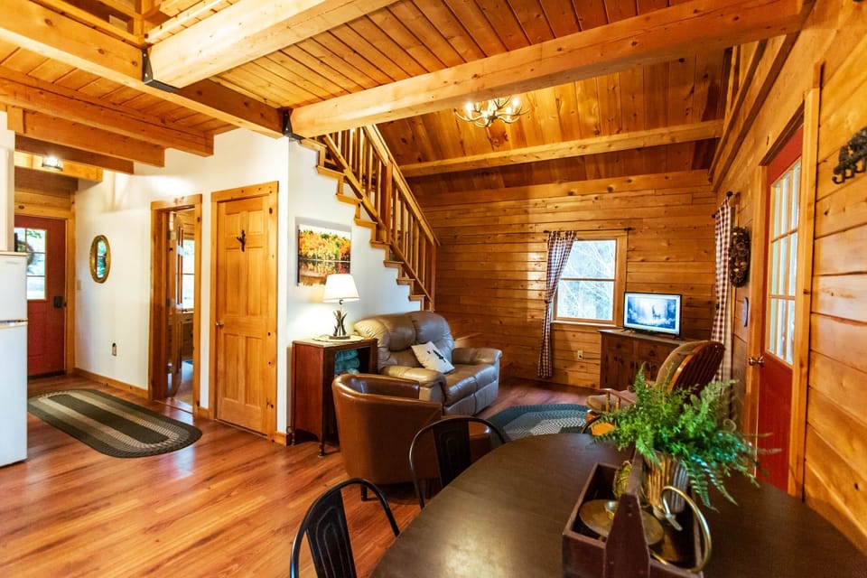 Combined living/kitchen areas.