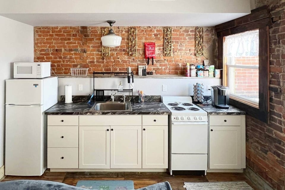Kitchen view from living room