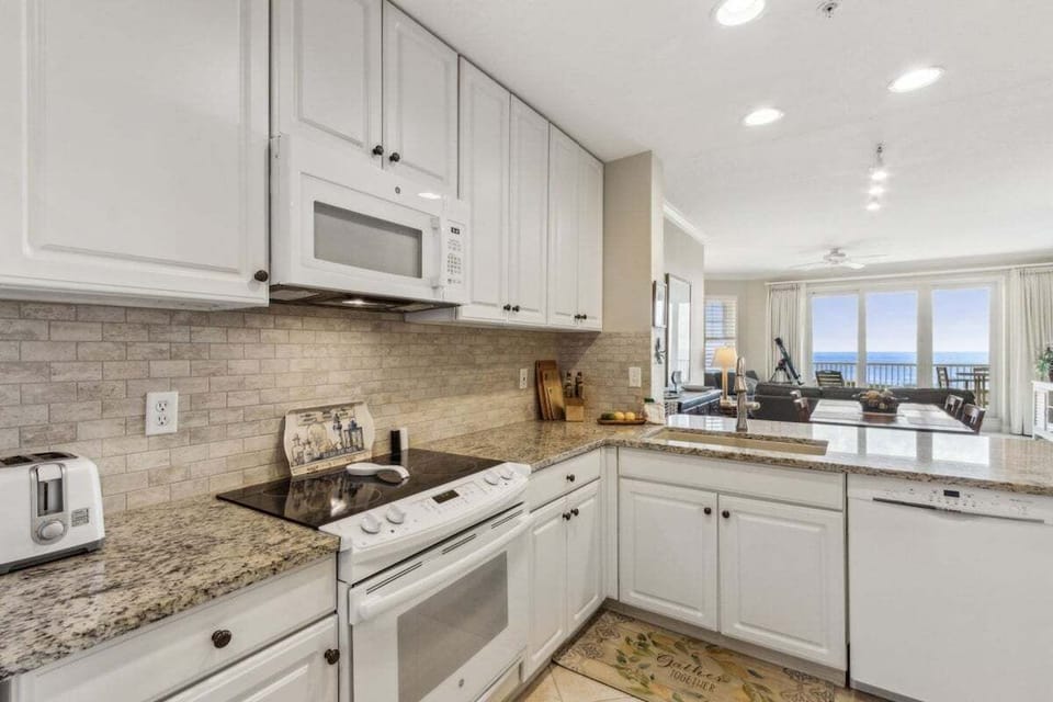 Kitchen with an Ocean View!