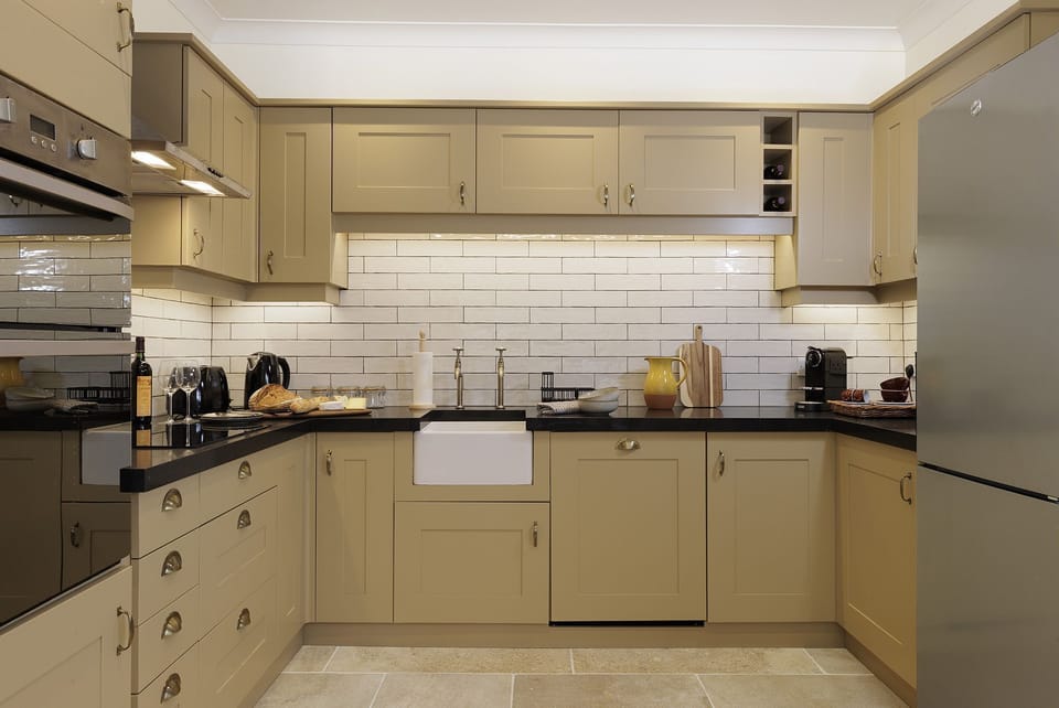 The Coach House at Broadwell Manor Kitchen Area - StayCotswold