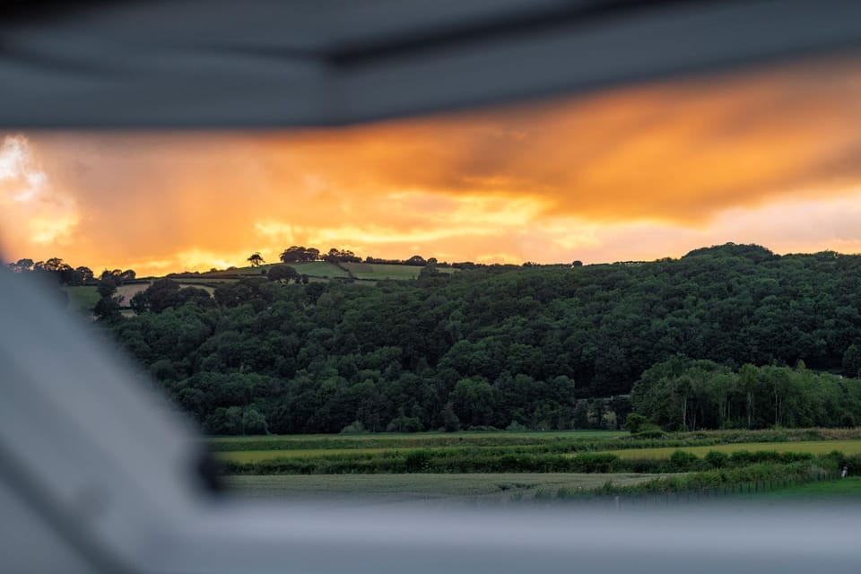 Sunset at Brackenfell Lodge, Herefordshire