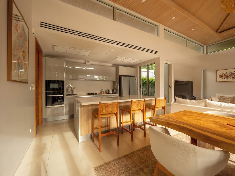 Deluxe Villa, Patio | Private kitchen | Espresso maker, electric kettle