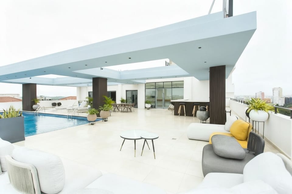 Rooftop pool