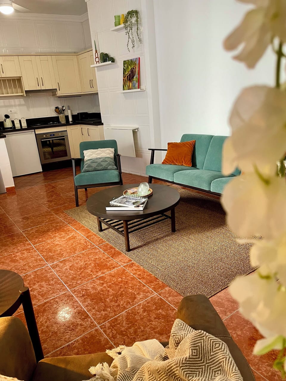 Make yourself at home in our open-plan space. 