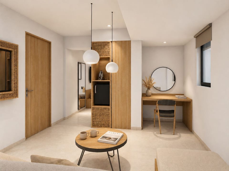 Junior Suite | Living area | 43-inch LED TV with satellite channels
