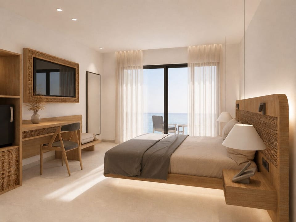 Deluxe Double Room with Plunge Pool | In-room safe, blackout drapes, soundproofing, WiFi (free)