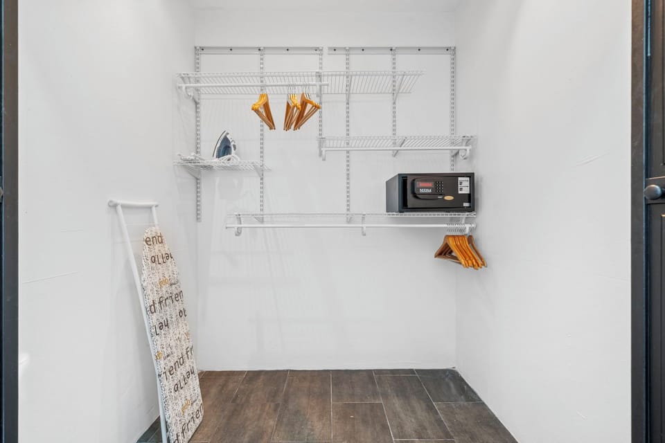 Plenty of closet space in the home