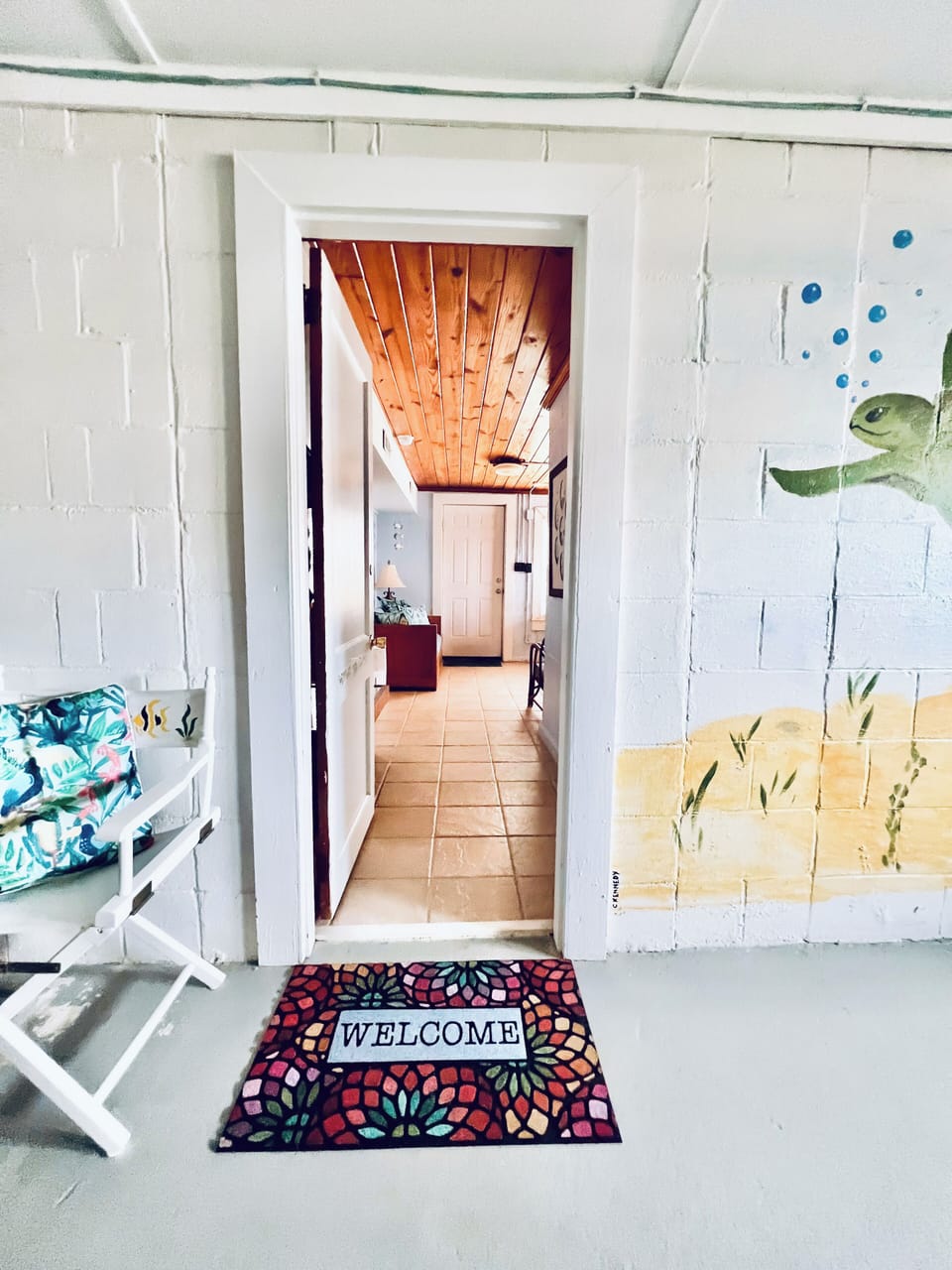 Downstairs “apartment” entrance