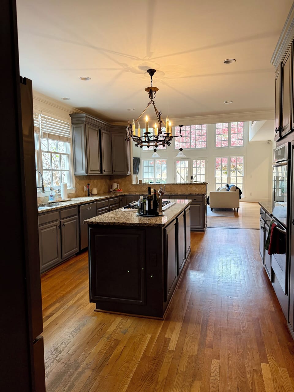 Kitchen view from dining area