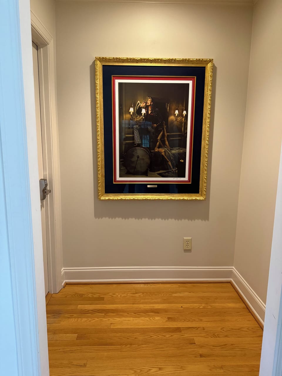 Steven Tyler's photo for Haute Living exclusive. See this by the main bedroom 