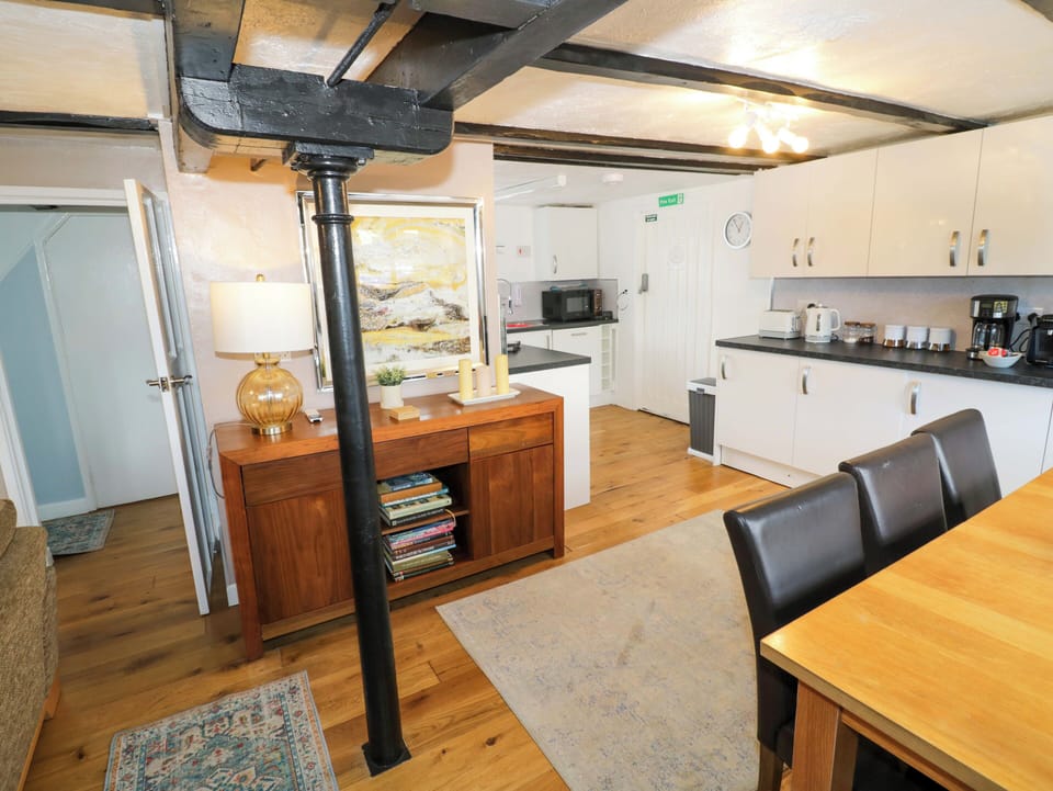 Fridge, microwave, dishwasher, toaster