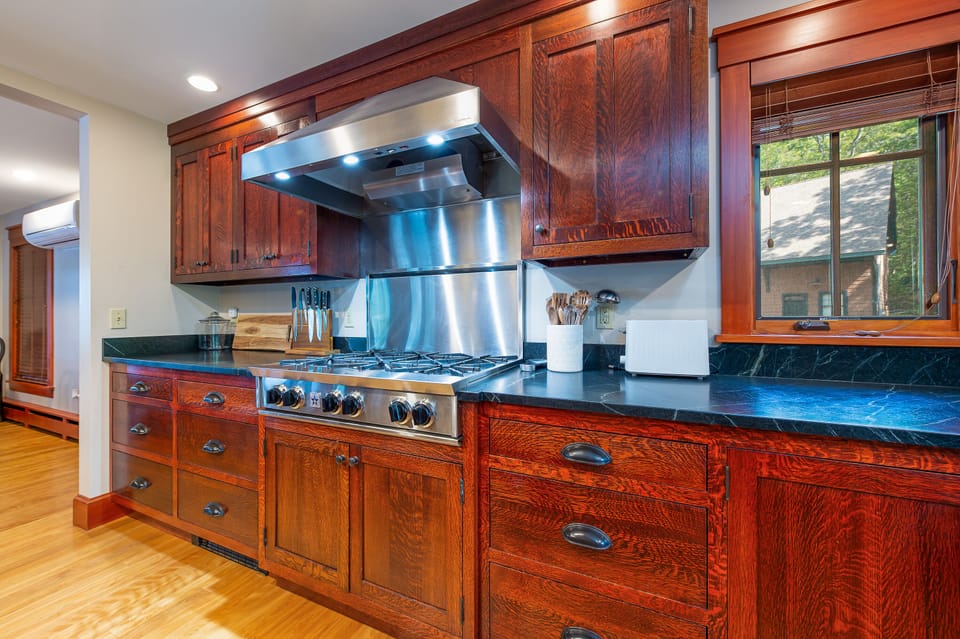 Chef's kitchen thoughtfully stocked with everything you  need.