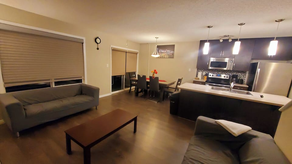 Living area with HD TV 