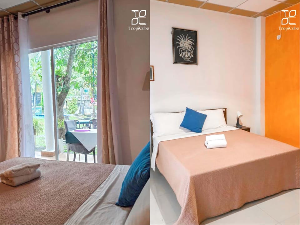 Double Room | Blackout drapes, soundproofing, free WiFi