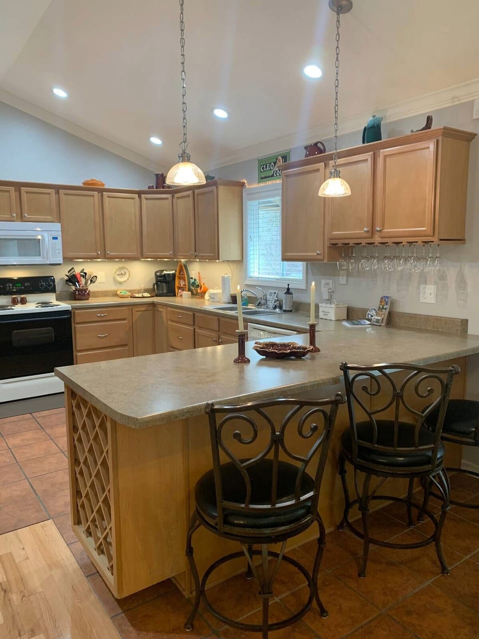 Spacious Kitchen at Cleo's