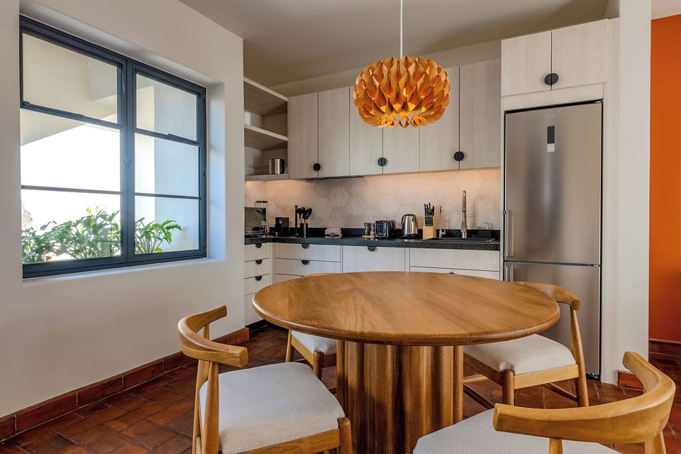 Deluxe Apartment, 2 Bedrooms, Terrace | Private kitchen | Fridge, espresso maker, coffee/tea maker, electric kettle