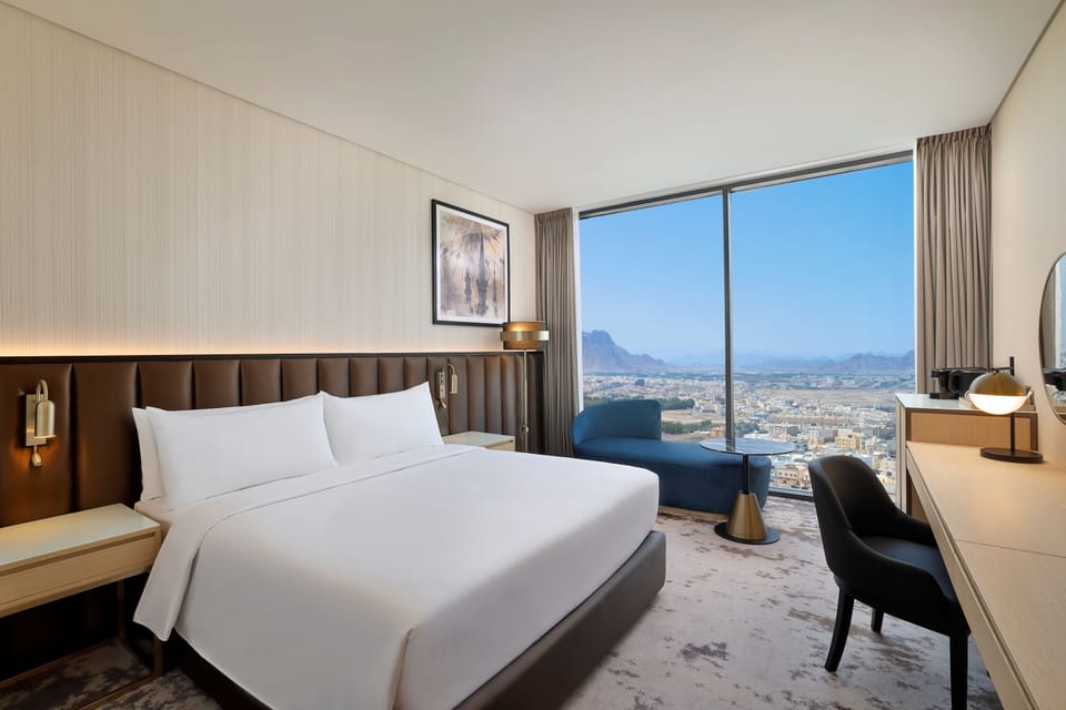 In-room safe, desk, laptop workspace, blackout drapes