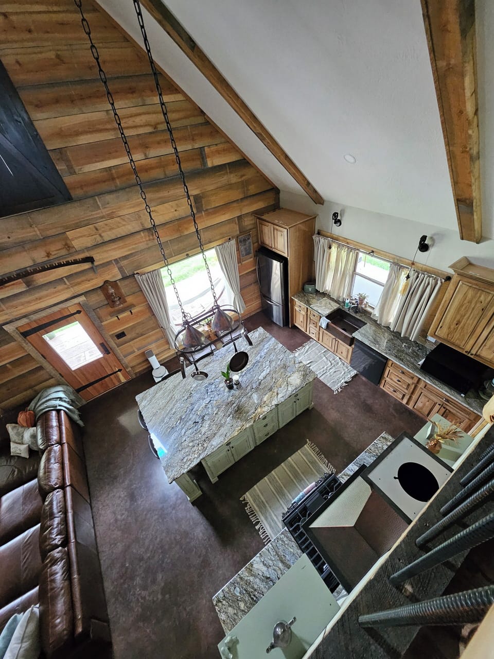 Kitchen from loft