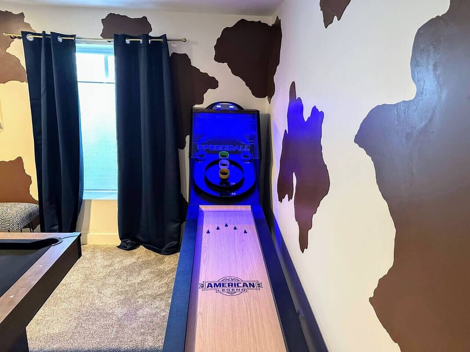 Challenge yourself or a friend to a round of skeeball