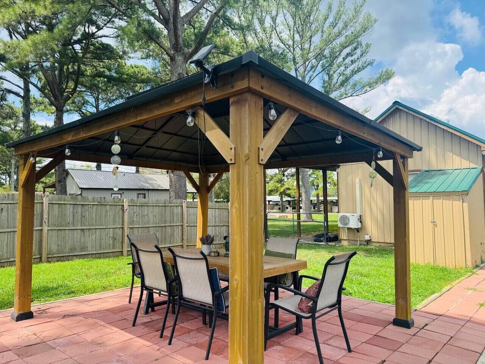 Gazebo Dining Backyard LL