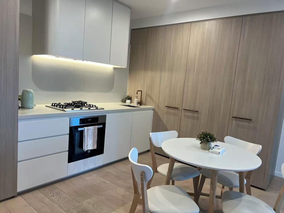 Dining with fully equipped kitchen