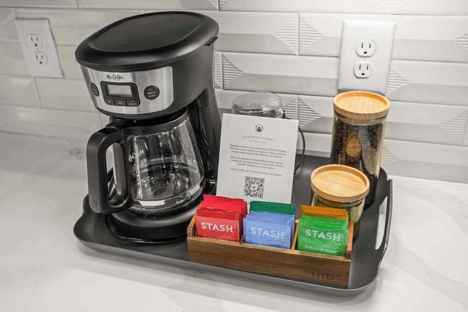 Complimentary Coffee and Tea Station