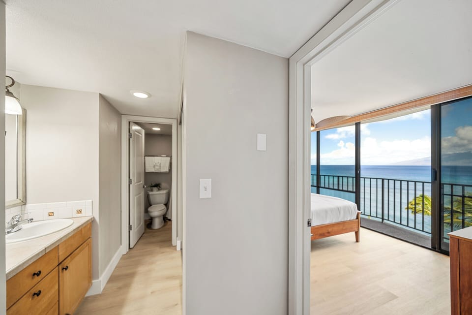 Full bathroom with a tub and shower combo