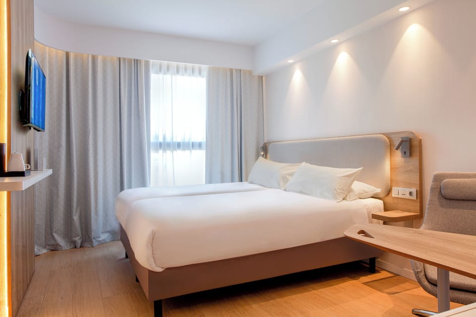 Down comforters, blackout drapes, soundproofing, free WiFi
