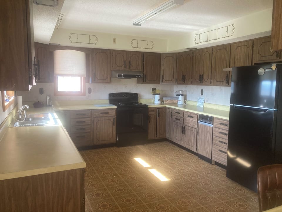 Spacious kitchen with all new appliances.