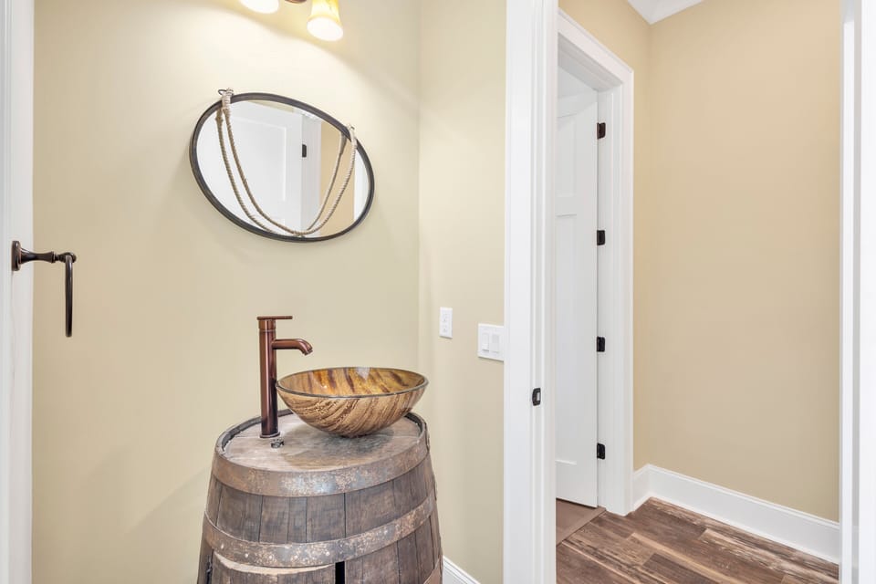 Half bath on main level
