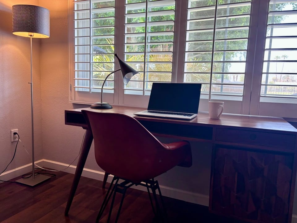 workspace with a view