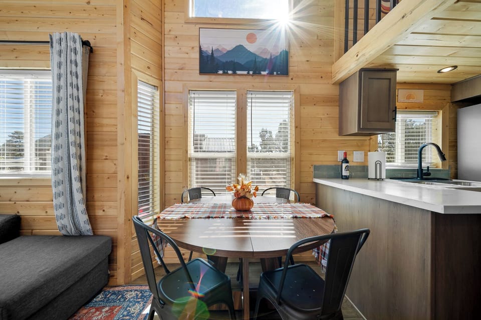 Comfortable living space to relax after a day outdoors