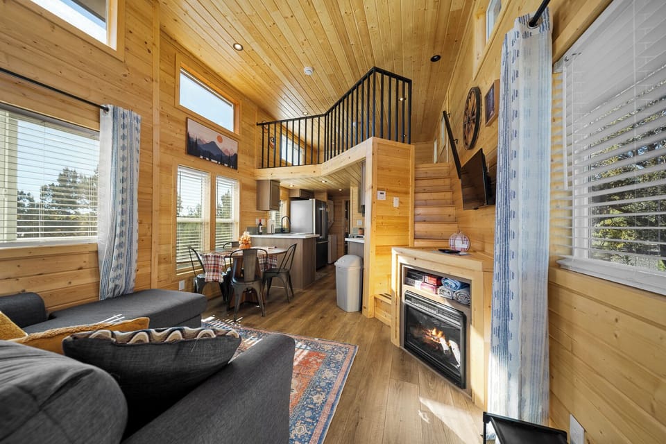 Comfortable living space to relax after a day outdoors