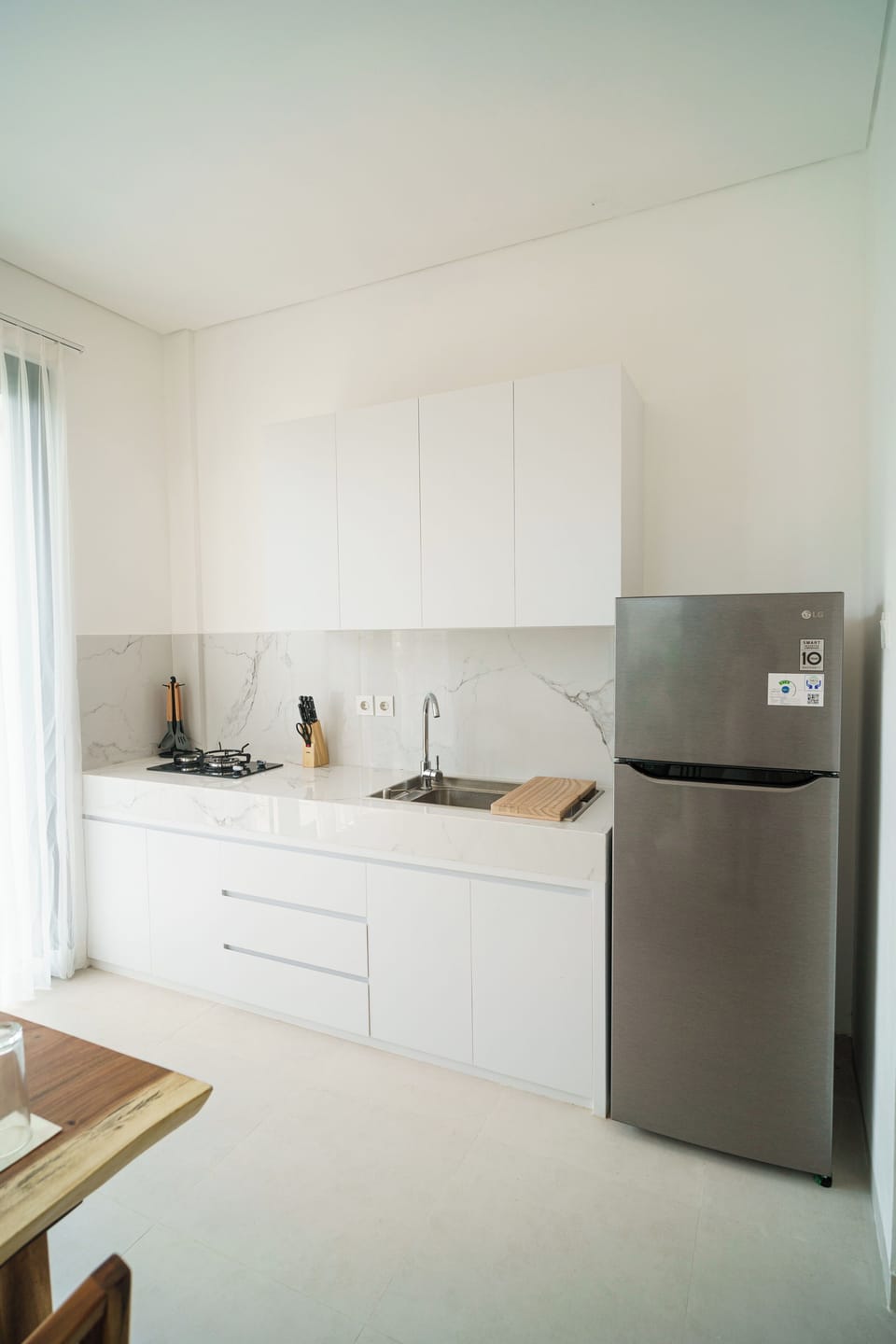 Deluxe Villa, 2 Bedrooms, Pool View | Private kitchen | Full-size fridge, stovetop, cookware/dishes/utensils
