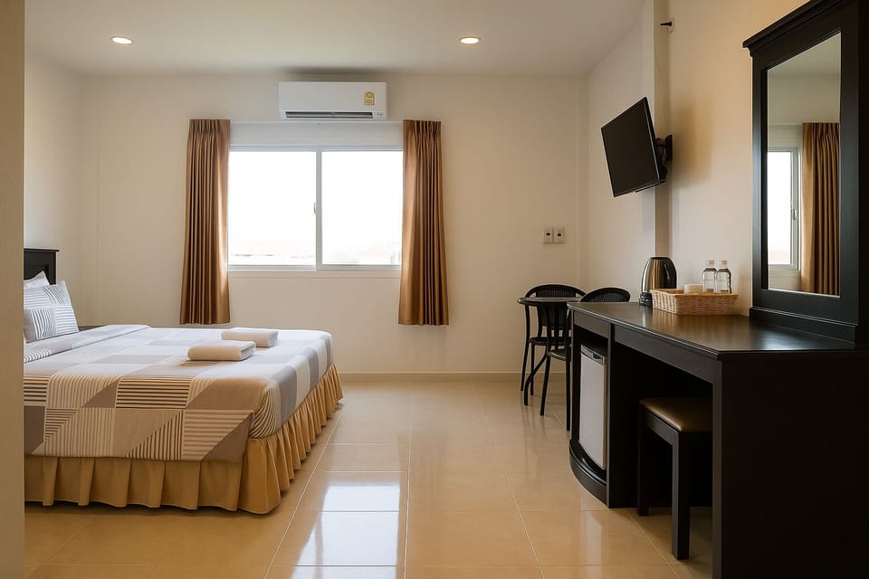 Free minibar, desk, free WiFi, bed sheets
