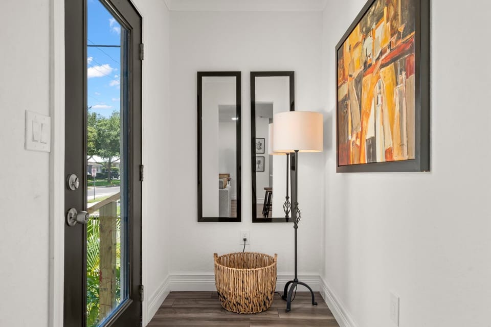 Bright and inviting entryway with plenty of space to welcome you home
