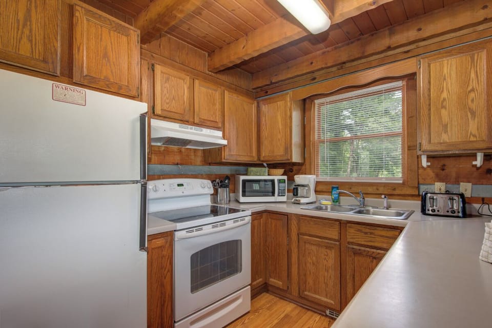 Paradise's fully-equipped kitchen