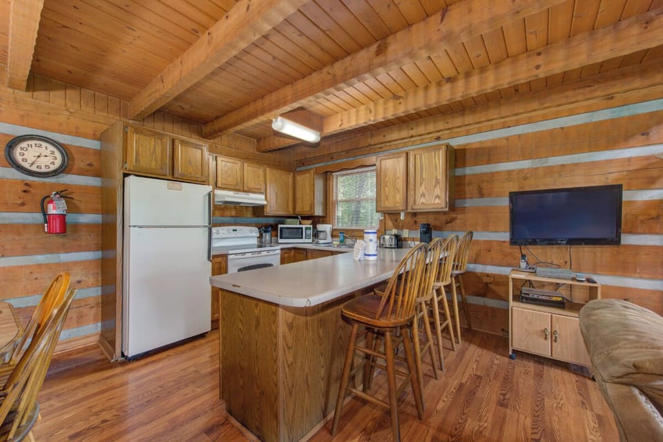 Paradise's fully-equipped kitchen