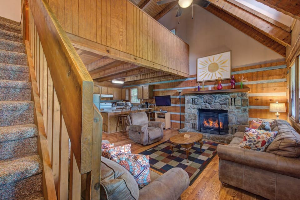 Paradise's cozy living area