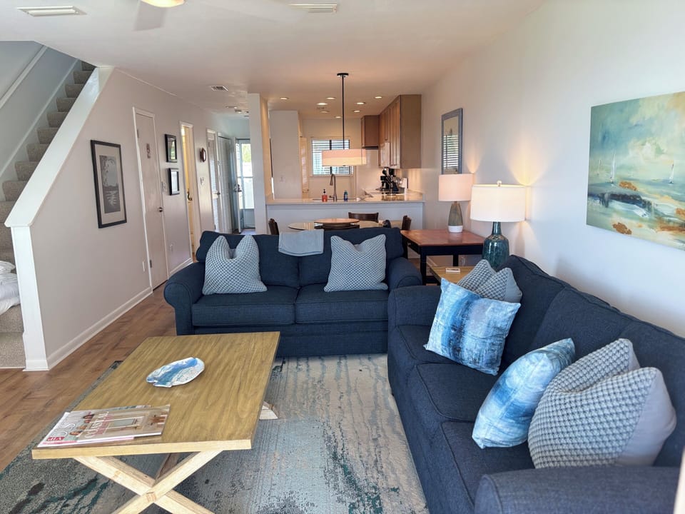 Open Floor plan on 1st floor.   Newly updated