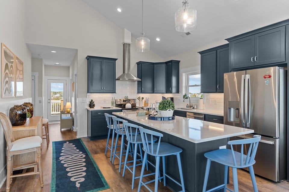 Kitchen with Bar seating