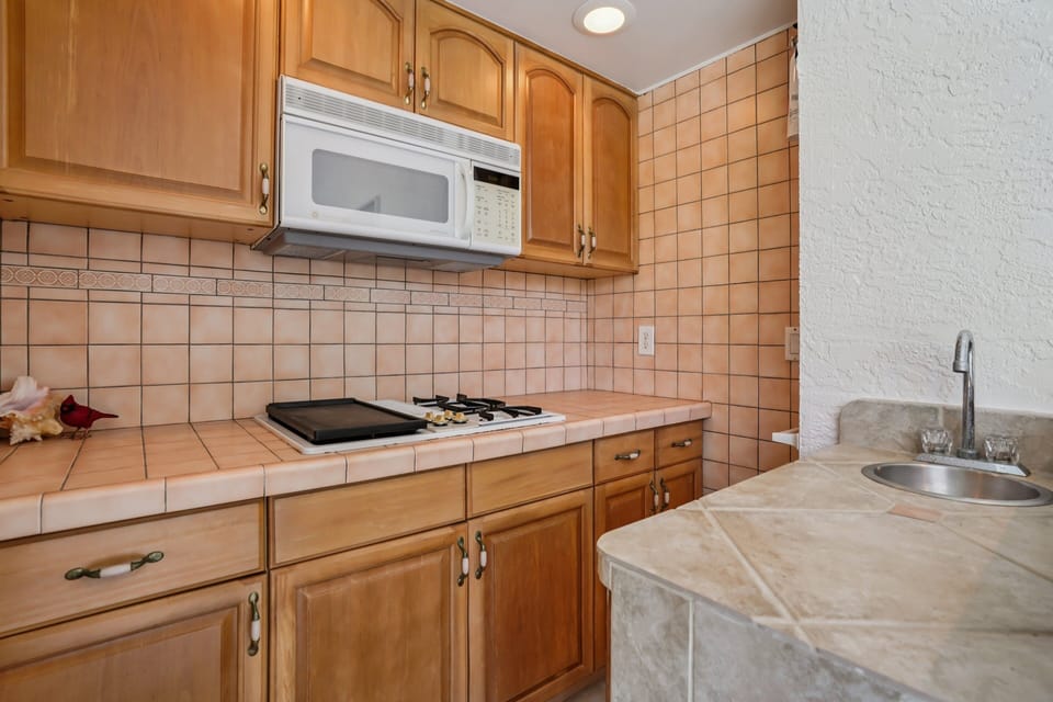 small outdoor kitchen w/griddle