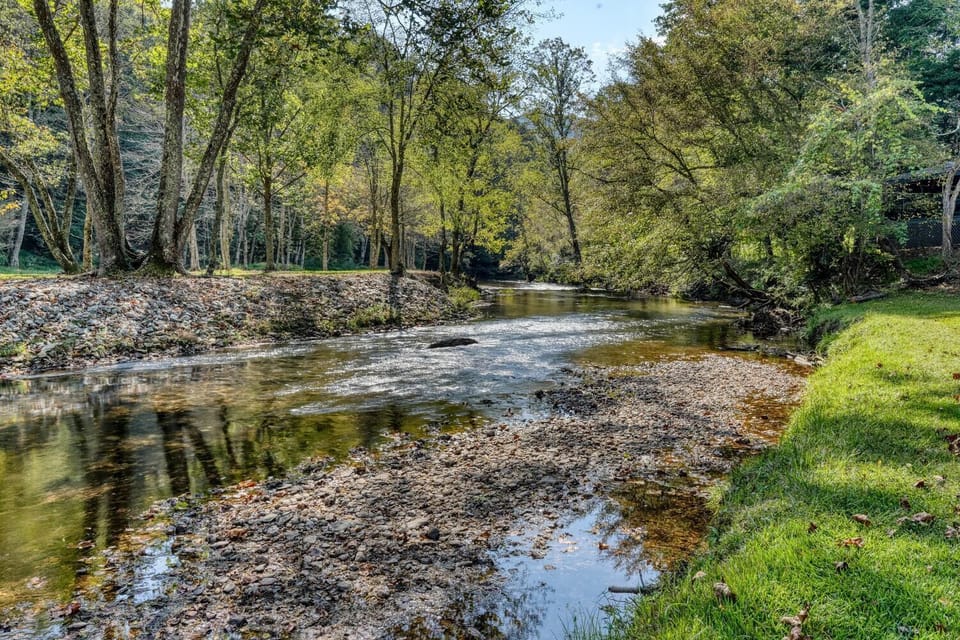 Escape into a world where only the gentle river sounds break the forest silence.