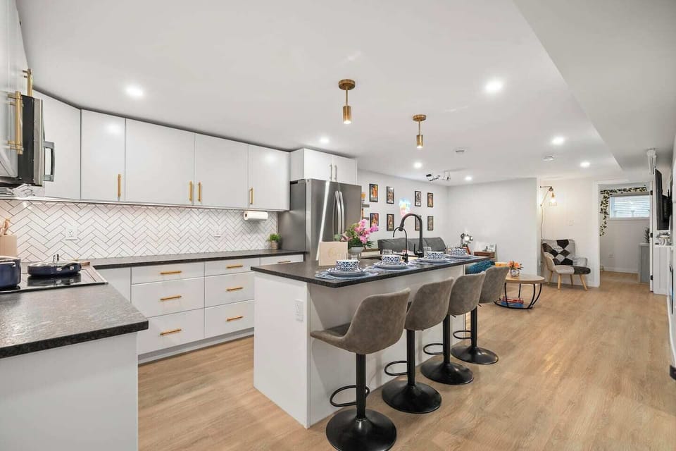 Enjoy seamless living in this modern open-concept space. Cook, dine, and unwind all in one beautifully designed area perfect for entertaining or relaxing with loved ones.