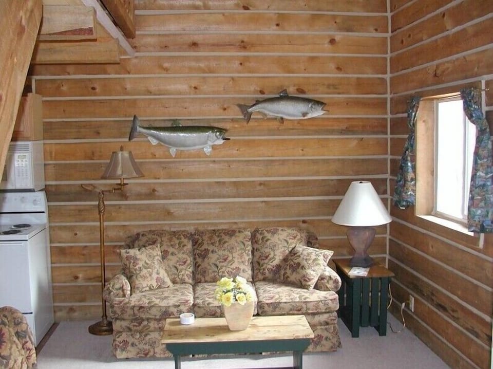 Traditional Cabin (Papoose) | Living area | TV, DVD player