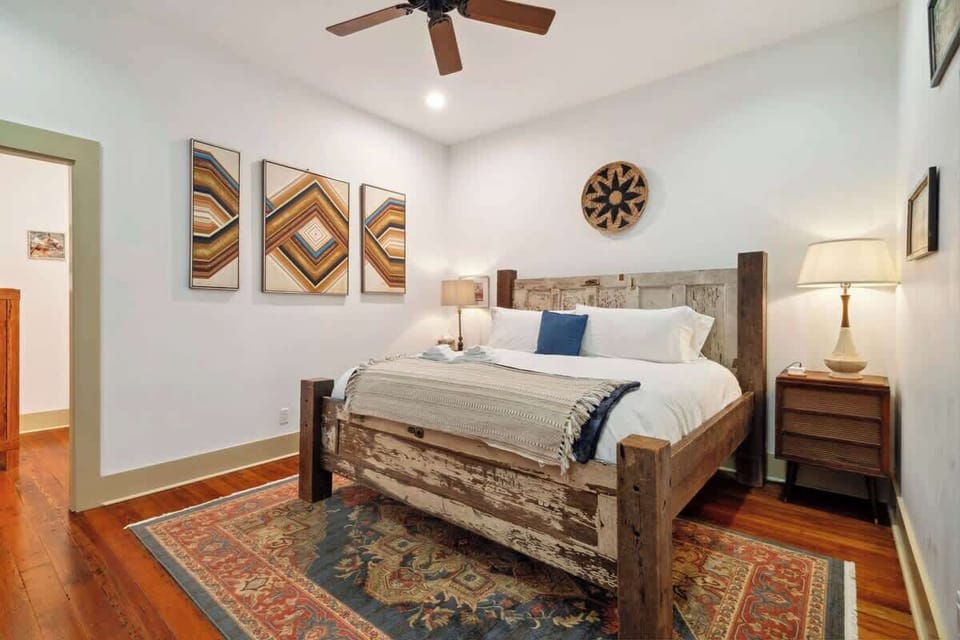 Bedroom 2 with King Mattress, Smart TV and En Suite Full Bathroom 