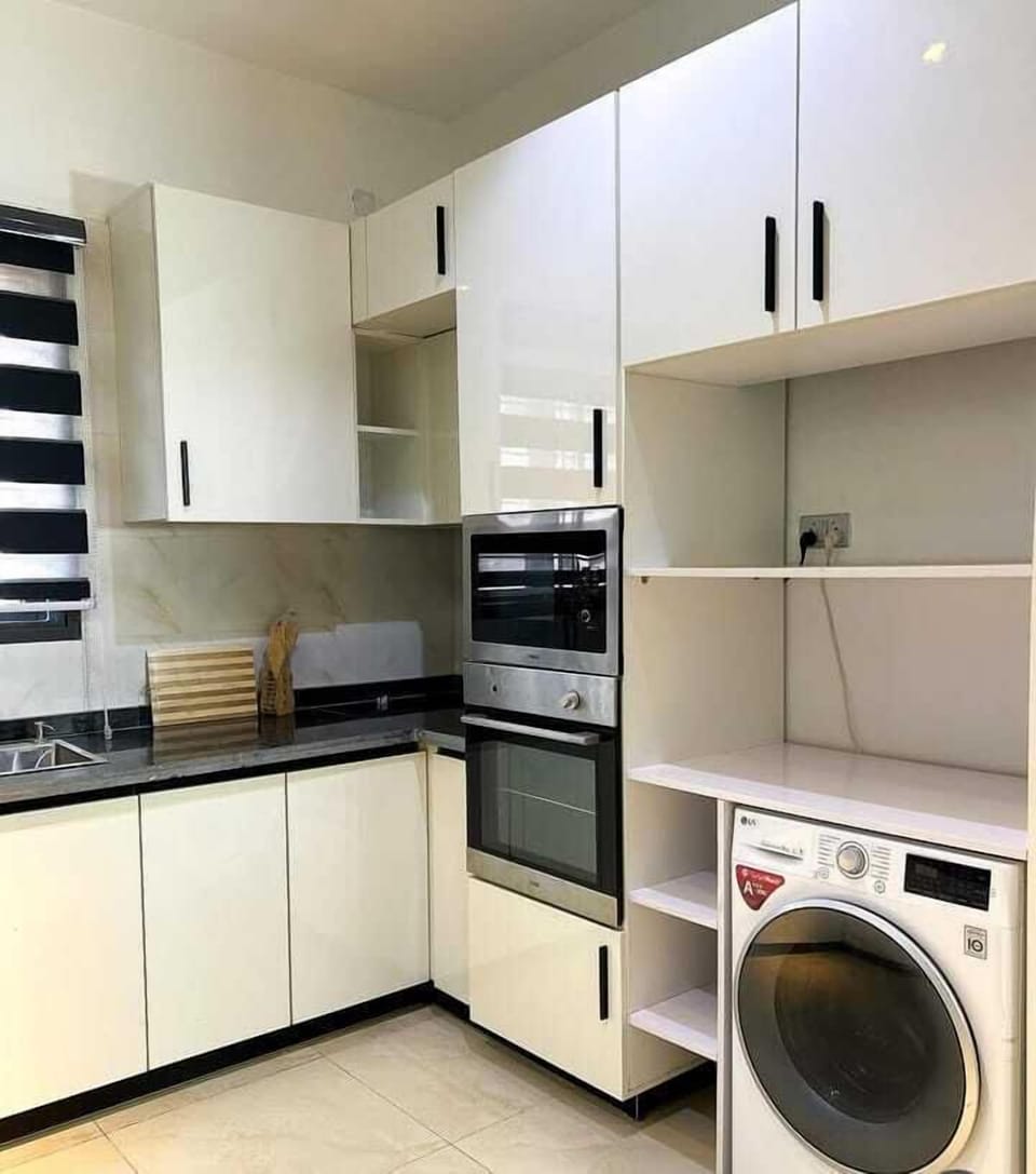 Family Apartment, Balcony, City View | Private kitchen | Full-size fridge, microwave, oven, stovetop
