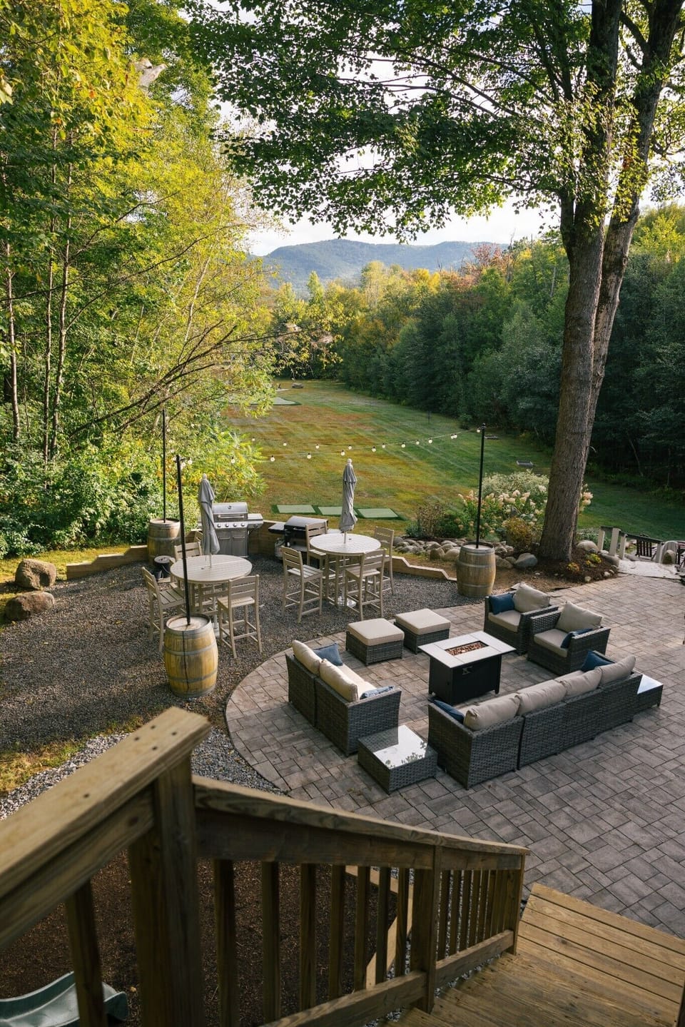 Outdoor furniture to unwind and enjoy with family and friends.