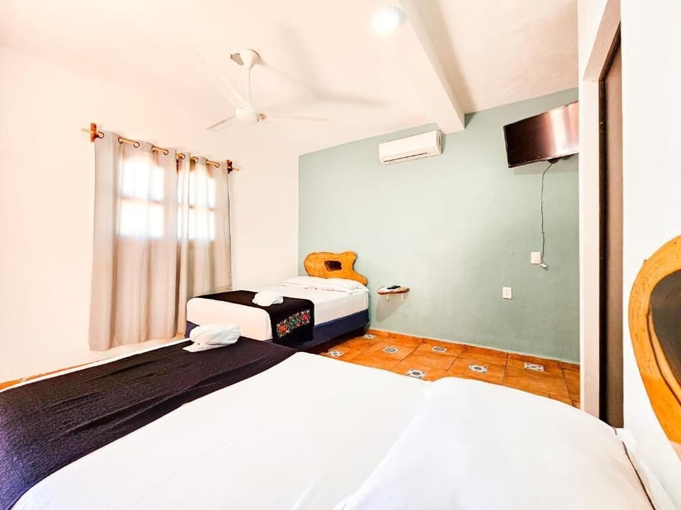 Basic Double Room, Courtyard View | Free WiFi, bed sheets